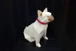 French Bulldog Model, Animal Model, 3d Papercraft, lowpoly , Pets, papercraft, DIY, low poly, papermodel, Paper animal, DIY gift