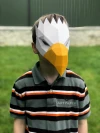 Papercraft Eagle Mask: DIY 3D Low Poly Cosplay (PDF Pattern)