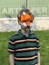 Papercraft Fox Mask: DIY 3D Low Poly Cosplay (PDF Pattern)