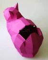 Cat Low Poly Papercraft PDF template