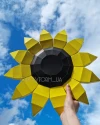 Sunflower, Flower, Stand with Ukraine Low Poly Plant Papercraft PDF template