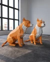 STAFFORDSHIRE TERRIER Low Poly Staff Dog Papercraft PDF template