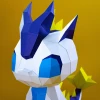 Dragon PDF Template Pepakura Papercraft Origami