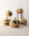 Pumpkins set Papercraft Halloween Low Poly Papercraft PDF template