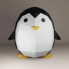 Low Poly Penguin Papercraft Template: DIY Winter Decor (Digital Download)