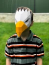 Papercraft Eagle Mask: DIY 3D Low Poly Cosplay (PDF Pattern)