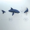 DIY Low Poly Shark 3D papercraft pattern: Decorate your walls with a 1-meter long Great White Shark - origami digital template - 3D puzzle