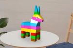 DIY Papercraft Pinata decorations,Wall hanging pinata,Pinata papercraft,lowpoly papercraft,Pinata png,Pinata dxf,Printable Pinata donkey dxf