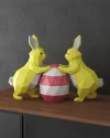 Easter Bunny Low Poly Rabbit Papercraft Easter PDF template decoration