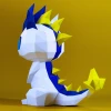 Dragon PDF Template Pepakura Papercraft Origami