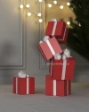 GIFTS Low Poly Christmas Papercraft PDF template New Year 3d Model Sculpture
