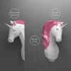 PDF Unicorn Pattern (Papercraft), Make Your Own Papercraft Unicorn Trophy: Faux Taxidermy Unicorn Template, DIY Unicorn Head, 3D Puzzle