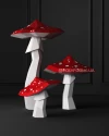 Mushrooms Fly agaric Low Poly Halloween Papercraft Svg PDF template