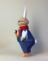 Rabbit Gardener Rabbit Low Poly Bunny Papercraft Easter PDF template decoration