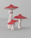 Mushrooms Fly agaric Low Poly Halloween Papercraft Svg PDF template