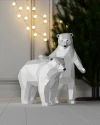 LITTLE BEARS Low Poly Papercraft Christmas PDF template New Year 3d Model Sculpture