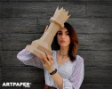 Papercraft Chess Pieces: King, Queen, Bishop Template (DIY Pepakura Pattern)