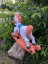 Rocking Horse Papercraft Template - Low Poly, Pepakura PDF, DIY Handmade, Home Decoration, Creative Gifts Rocking Horse Papercraft Template - Low Poly, Pepakura PDF, DIY Handmade, Home Decoration, Creative Gifts