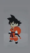Son Goku Papercraft Template | DIY 3D Low Poly Anime Model | Dragon Ball Fan Art & Desk Decor | Unique Gift