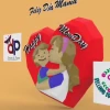 Mother's Day (Wall Decoration) Papercraft , PDF Template, DIY 3d Model, FanArt, Paper Sculpture, Low Poly, Pepakura, Craft, Manualidad, Arte de Papel