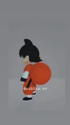 Son Goku Papercraft Template | DIY 3D Low Poly Anime Model | Dragon Ball Fan Art & Desk Decor | Unique Gift