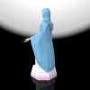 Virgen Maria, Mother of God Papercraft , PDF Template, DIY 3d Model, FanArt, Paper Sculpture, Low Poly, Pepakura, Craft, Manualidad, Arte de Papel