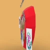 Mother's Day (Wall Decoration) Papercraft , PDF Template, DIY 3d Model, FanArt, Paper Sculpture, Low Poly, Pepakura, Craft, Manualidad, Arte de Papel