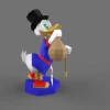 Scrooge McDuck Papercraft , PDF Template, DIY 3d Model, FanArt, Paper Sculpture, Low Poly, Pepakura, Craft, Manualidad, Arte de Papel