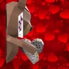 Valentine's Day Bear Wall Papercraft , PDF Template, DIY 3d Model, FanArt, Paper Sculpture, Low Poly, Pepakura, Craft, Manualidad, Arte de Papel
