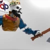 Skull King, Calavera Rey half body skeleton wall hanging Papercraft , PDF Template, DIY 3d Model, FanArt, Paper Sculpture, Low Poly, Pepakura, Craft, Manualidad, Arte de Papel