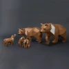 Family Bear Low poly Papercraft | OchkoArtDesign