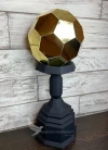 Football Cup Low Poly Papercraft, Paper Sculpture, Low Poly PDF Template, DIY Decor & Gift