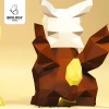 Cute Kawaii Baby Grifo Low Poly Papercraft Template Pepakura PDF DIY Handmade