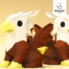 Cute Kawaii Baby Grifo Low Poly Papercraft Template Pepakura PDF DIY Handmade