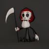The Grim, The Grim Adventures of Billy and Mandy PDF Templates, DIY 3D Model, Papercraft, PDF, Low Poly, 3D model, Craft, Paper, Pepakura