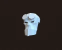 Hellboy Mask Papercraft, Lowpoly, Low poly Papercraft