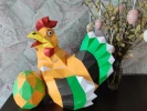 Ryaba Hen Papercraft Template - Low Poly, Pepakura PDF, DIY Handmade, Home Decoration, Creative Gifts