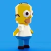 Homer Simpson 3D Digital Template PDF | DIY Papercraft | The Simpsons| Instant Download |