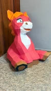 Horse Papercraft Template - Low Poly, Pepakura PDF, DIY Handmade, Home Decoration, Creative Gifts