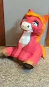 Horse Papercraft Template - Low Poly, Pepakura PDF, DIY Handmade, Home Decoration, Creative Gifts