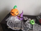 Pumpkin and Hat, Halloween, Papercraft, Home decoration, 3D, puzzle, DIY, Calabaza, Paper Sculpture, Low Poly, pumpkin.