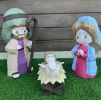 Nativity Set Baby Jesus, Vg Mary and St Jose / DiY Craft/ Template PDF/ Low Poly/ Papercraft/ 3D christmas/ Origami/ Home decor