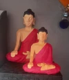 Buddha Papercraft Template, Sitting Buddha 3D Paper Sculpture, Printable PDF, Meditation Decor, Digital Download