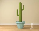 Cactus Papercraft XXL Saguaro 3D, pdf Download, Papercraft pattern, Interior Design, model papercraft, DIY lowpoly, DIY paper sculpture
