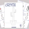 Cactus Papercraft XXL Saguaro 3D, pdf Download, Papercraft pattern, Interior Design, model papercraft, DIY lowpoly, DIY paper sculpture