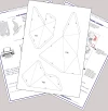 Papercraft Deer Head, Paper Trophy, Paper Animal Head, Paper Craft DIY Deer Trophy, Deer In Suite, DIY template, Eburgami, Make Your Own