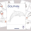 Low Poly XXL Dolphin Model, Dolphin Papercraft, Create Your Own 3D, Paper Craft Dolphin, Origami Dolphin, Blue Whale, Wall hanging, Eburgami