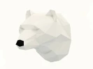 Bear Papercraft, 3D Paper Craft, Bear Sculpture, DIY 3D Wallart, Low Poly Paper Sculpture, Printable Paper Art, Home Decor, DIY Gift