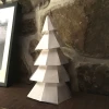 Crooked Spruce Tree 3d papercraft. You get PDF digital file template and instructions for this DIY modern paper sculpture.