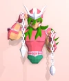Andromeda Shun Seiya, Saint Seiya Papercraft, PDF Template, DIY 3d Model, FanArt, Paper Sculpture, Low Poly, Pepakura Craft, Manualidad